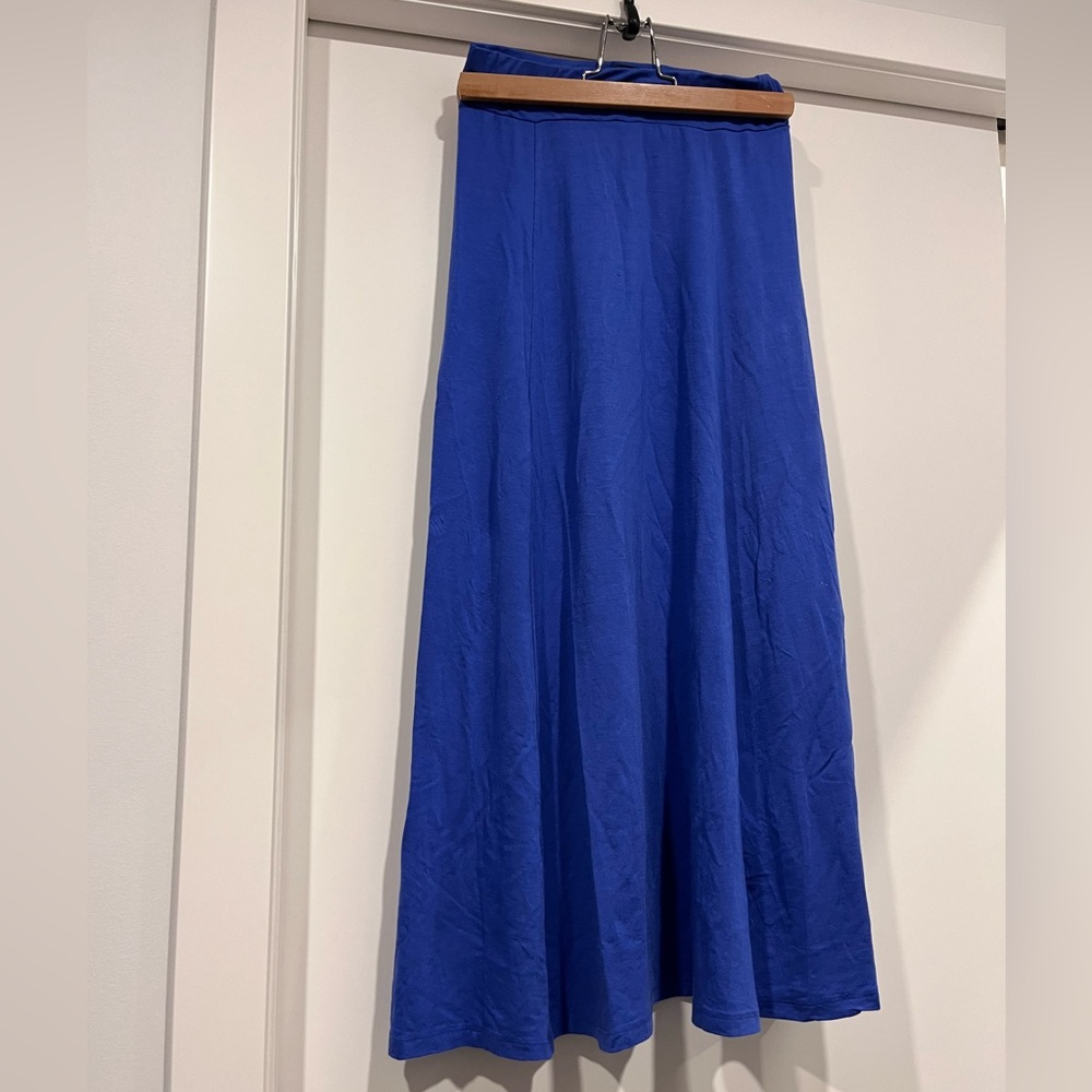 Talula Blue Skirt Midi Skirt - XXS